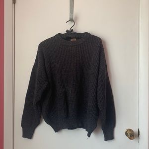 Saks Fifth Avenue Real Clothes | Chunky Oversized Sweater | 100% Cotton | Large